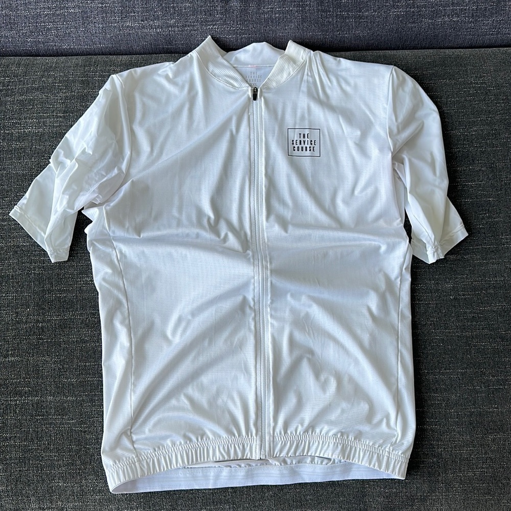 The Service Course Jersey in White 3XL